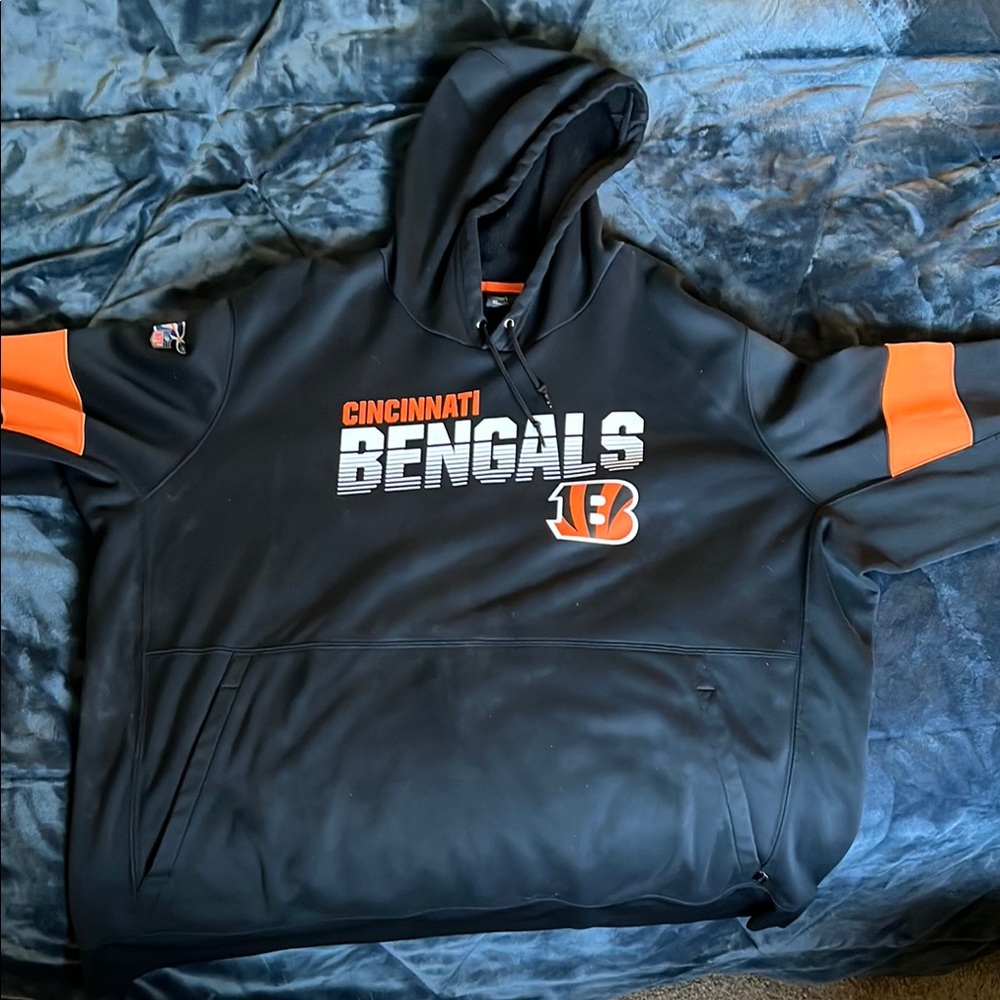 Cincinnati Bengals Black and Orange Hoodie